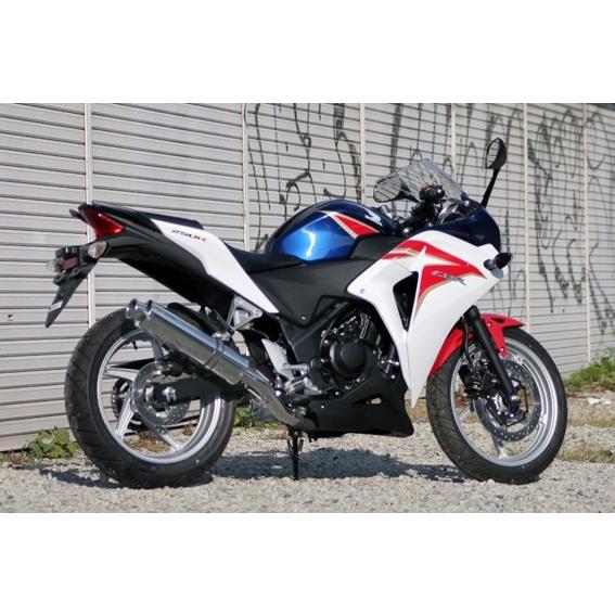 CBR250R MC41 マフラー ARIA ステンレス タイプS スラッシュエンド 508-SO-...