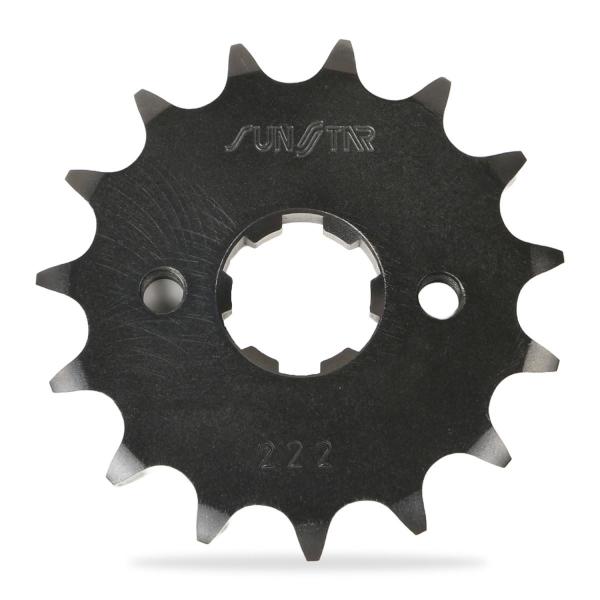 サンスター 222-15 フロントスプロケット ブラック 428 フロント 15T CB125R(J...