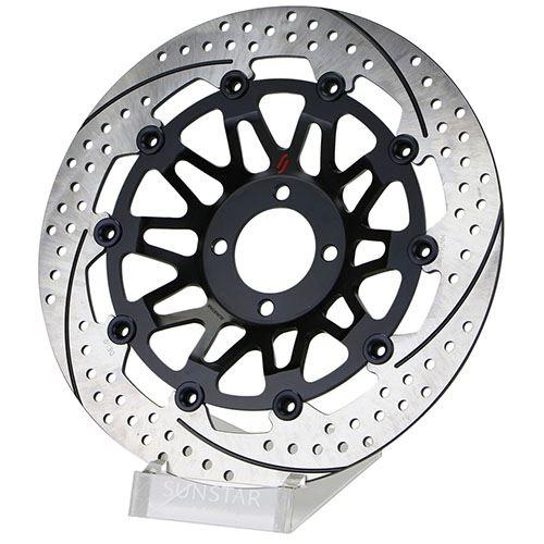 サンスター EM123FR-OR プレミアムレーシング フロントディスクローター オレンジ 320m...
