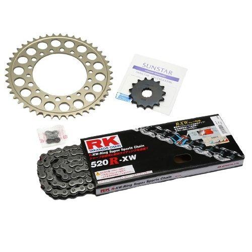 サンスター KR31302 スプロケット&amp;チェーンキット シルバー 520 フロント15T リア44...