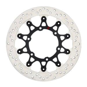 サンスター LL133BW-SV プレミアムレーシング フロントディスクローター セミフローティング フロント左/右 シルバー 320mm K1300GT/K1300R バイクパーツの商品画像