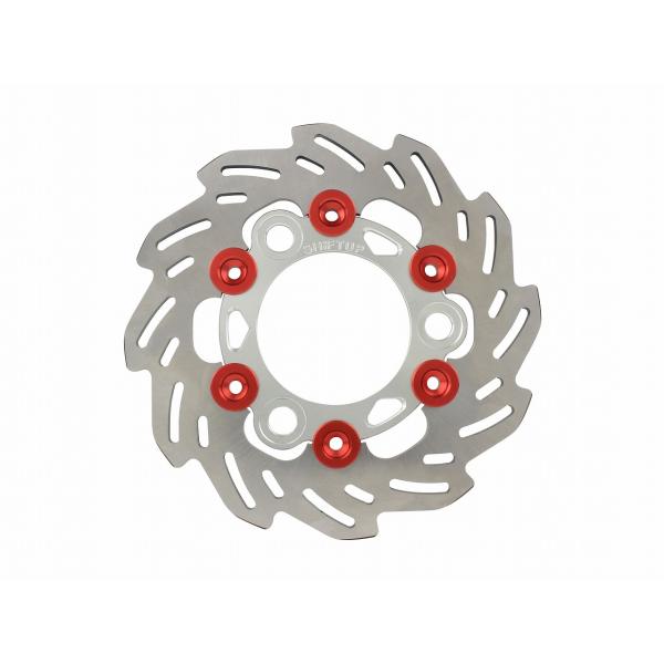 シフトアップ 201250-03 リア用 160mm ウェーブフローティングディスクローター シルバ...