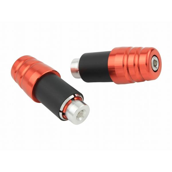 シフトアップ 400172-14 アルミグリップエンド φ22mm (スパークオレンジ)