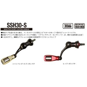 TICT ティクト SSH-30-S レッド×ガンメタ 30mm 23.5g リール ハンドル