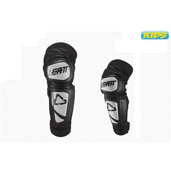 LEATT リアット 5019400820 19〜'20 EXT Jr ニーガード ホワイト/ブラッ...