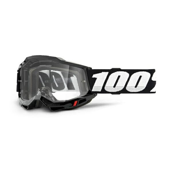 100% 50013-00001 ゴーグル ACCURI 2 アキュリ 2 ブラック クリアレンズ ...