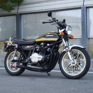 プレイマンズ・コレクション 機械曲げショート管マフラー Z1 Z2 Z750F
