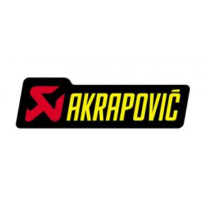 AKRAPOVIC アクラポビッチ P-HST12AL アルミ耐熱ステッカー 横 29×100mm ...