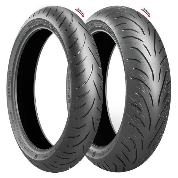 ブリヂストン MCR05477 バトラックス T31 120/70 ZR18 M/C 59W フロン...