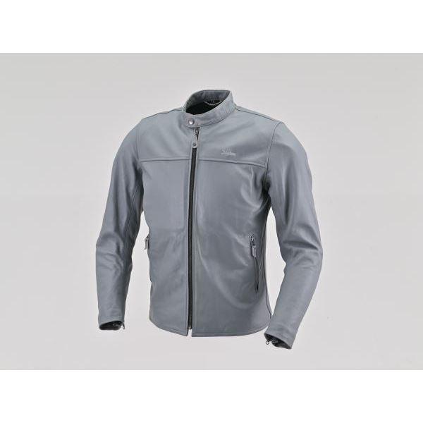 デイトナ 47938 DJ-019 ユニバーサルレザージャケット グレー S バイク 春 秋 プロテ...
