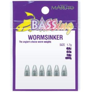 土肥富 WSK-001 土 ワームシンカー 1.7g 6個入 1.7g マルト MARUTO P入り WSK-004