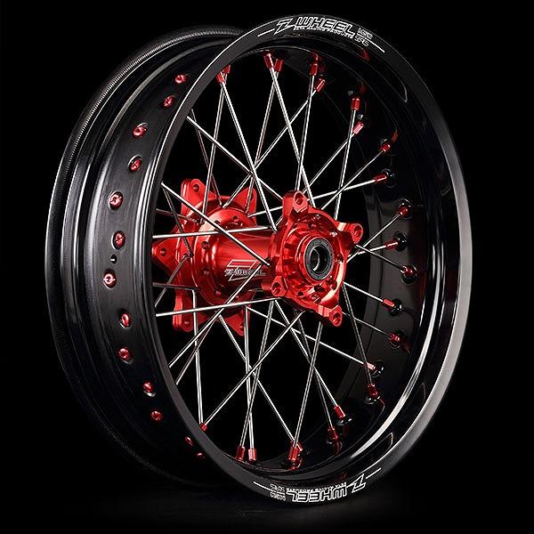 Z-WHEEL W27-21541 AR1モタードホイールキット ステンレススポーク リア 17×4...