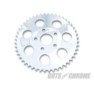 ハーレーダビットソン リアスプロケット Harley Davidson 48丁 リアチェーンスプロケット クローム 73