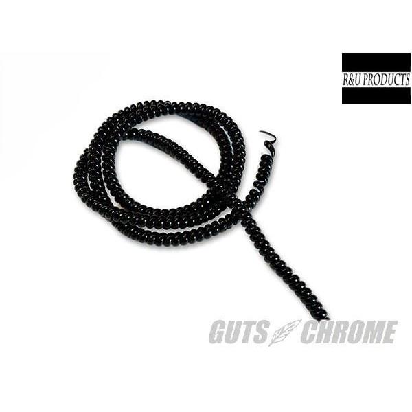 R&amp;U PRODUCTS RE-507 Reverb ケーブルラップ 黒 バイク