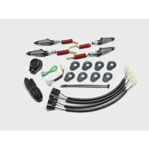 ハリケーン HA5232BS LEDダガーウインカーキット ブラックボディ スモークレンズ Z900...