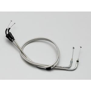 ハリケーン HB6313M-10 スロットルケーブル W ステンメッシュ XJR400/S/R('9...