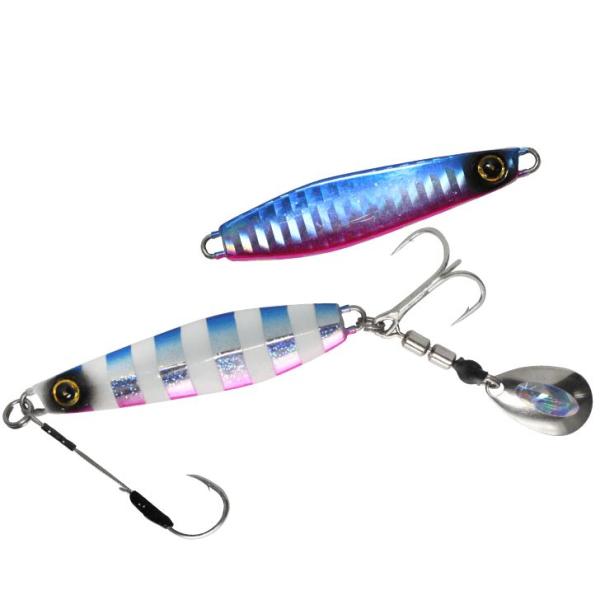 ハヤブサ FS438-40-2 ジャックアイ マキマキ サゴシスペシャル 2/ブルピン青夜光ゼブラ ...