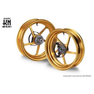 KN企画 01S0394G RCB 鋳造ホイール前後セット SP522 ゴールド YZF-R25