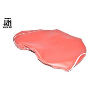 KN企画 SST16-RD 2WAY シートカバー 被せるタイプ レッド/ホワイトパイピング ジャイ...