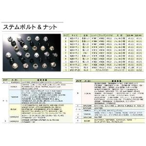 Nプロ 41031 ステムボルト K-TYPE M16XP.1.5 シルバー｜bikeman4mini