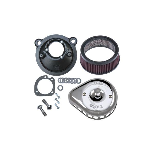 S&amp;Sサイクル 170-0439C ステルスエアクリーナーキット ミニティアドロップ クローム スポ...