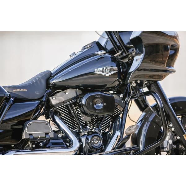 S&amp;Sサイクル 170-0598A ステルスエアクリーナーキット トリビュート M8 グロスブラック...