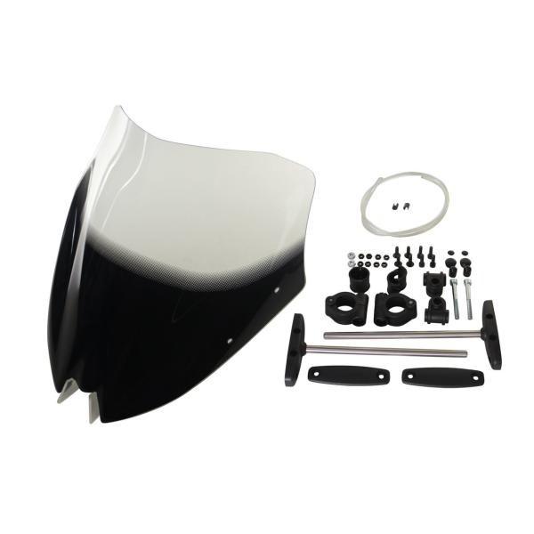 MRA スクリーン スポイラー クリア 幅330×長さ320mm MT-03 MT-25 40250...