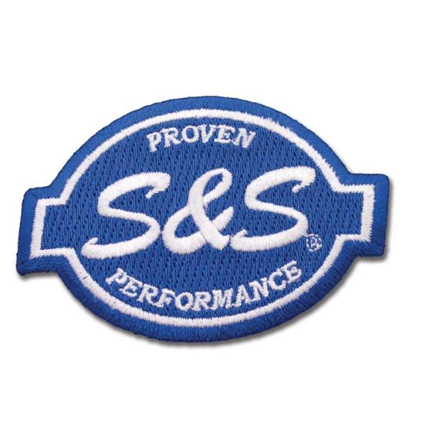 S&amp;Sサイクル 510-0194 ロゴワッペン 3インチ 1枚 パッチ アップリケ アクセサリー プ...