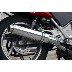 ラウンドタイプ スリップオンマフラー ステンレス/カーボン（JMCA認証