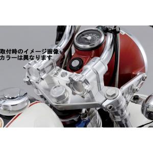 シフトアップ 205032-34 ハンドルビレットブラケット/ノブセット (シルバー/ゴールド) モンキー｜bikeman4mini