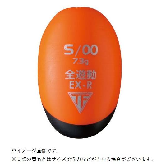 釣研 422029 全遊動EX-R スカーレット S 00号 全遊動ウキ チヌ クロダイ 口太 尾長...