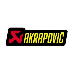 AKRAPOVIC アクラポビッチ P-HST12AL アルミ耐熱ステッカー 横 29×100mm シール マフラー アクセサリー