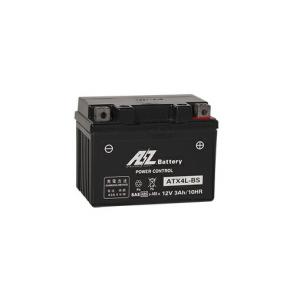 AZバッテリー ATX4L-BS AZ MCバッテリー 液入充電済｜bikeman