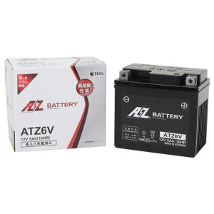 AZバッテリー ATZ6V AZ MCバッテリー 液入充電済｜bikeman