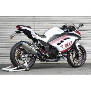 カワサキ　ニンジャ250 2気筒　チタンフルエキゾースト BEET（ビート） ニンジャ250/Z250 マフラー NASSERT Evolution Type2