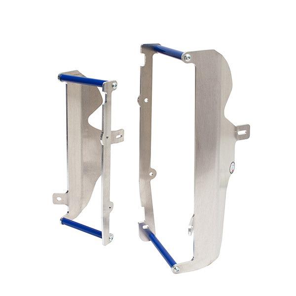 AXPレーシング AX1520 ラジエターガード ブルー YZ85 保護 カバー ダートフリーク