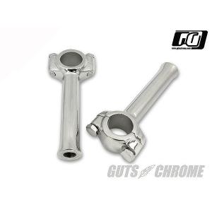 ハーレー　純正　ライザー　クローム　1インチハンドル用 GUTS CHROME（ガッツ クローム） フランダース スタイル4インチ