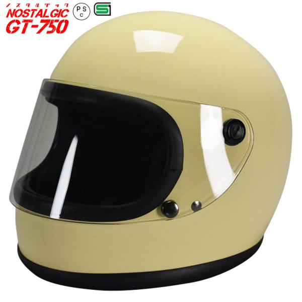 GT750 ヘルメット 族ヘル アイボリー ノスタルジック GT-750 今だけ！！送料無料！！
