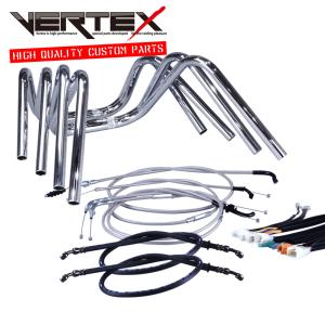 CB250T/400T ホーク2 バブ アップハンドル セット しぼりアップハンドル