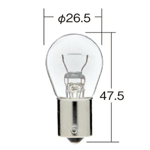 KOITO コイト P8841 ハイパワーバルブ クリア 12V 21W S25 電球 車 自動車 ...