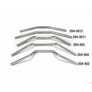 キジマ ハンドル 一文字 W655 H22 R80 L180 22.2φ 汎用 スチール/メッキ 204-3011