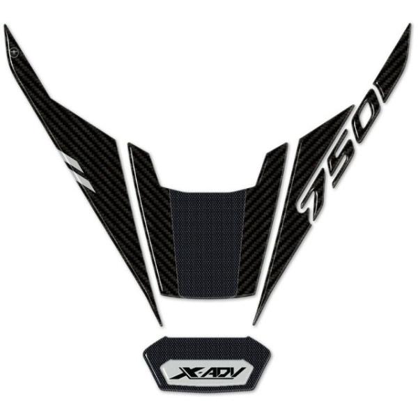 LabelBike LB-HSET106 3Dフロントカウルステッカーセット カーボンプリント X-...