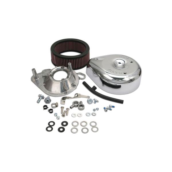 S&amp;Sサイクル 17-0403 クラシックティアドロップ エアクリーナーキット ビッグツイン(99-...