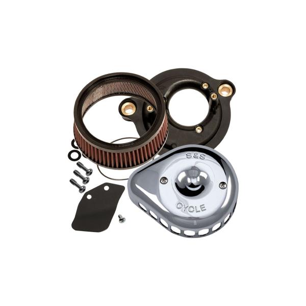 S&amp;Sサイクル 170-0435C ステルスエアクリーナーキット ミニティアドロップ M8 クローム...