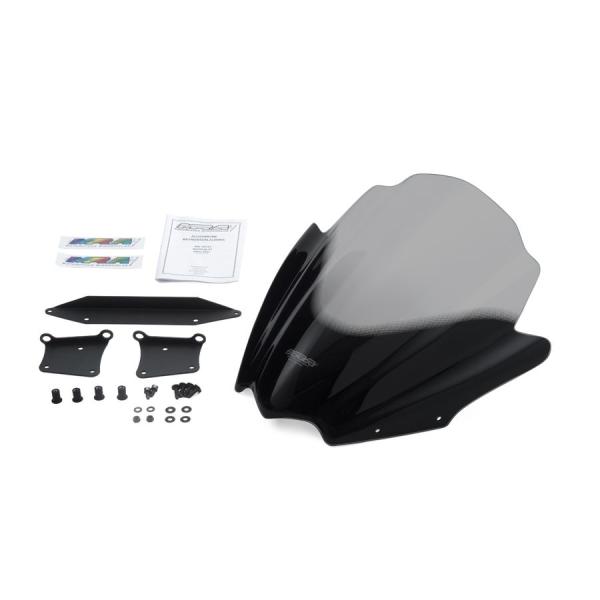 MRA スクリーン レーシング スモーク 幅370×長さ380mm MT-09 4025066144...