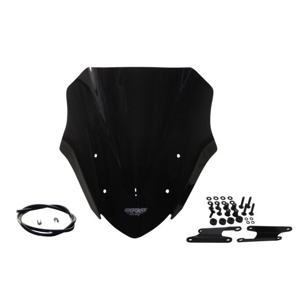 MRA スクリーン レーシング ブラック 幅340×長さ340mm Z900 ABS付 402506...