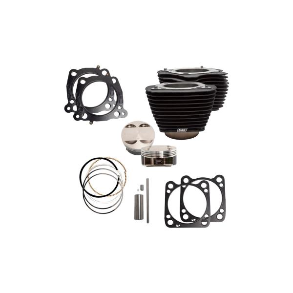 S&amp;Sサイクル 910-0685 128ビッグボアキット M8(114CI) リンクルブラック ソフ...