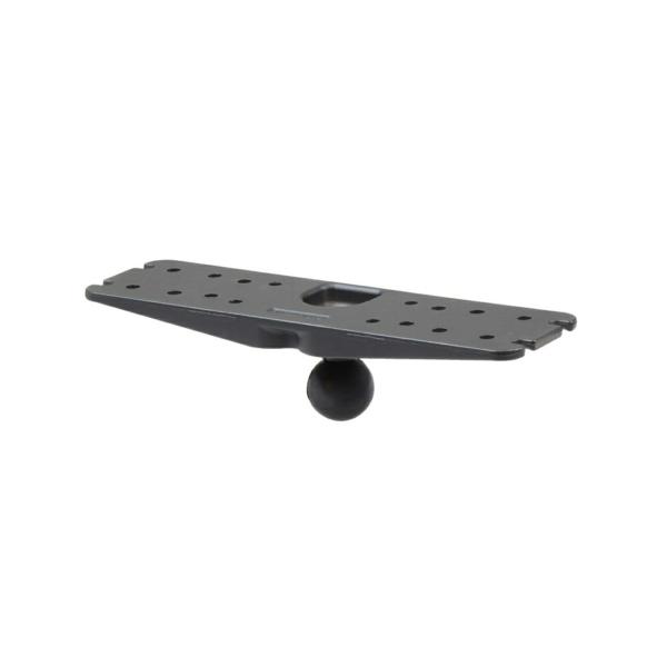 ラムマウント RAM-137BU 魚探マウントプレート(L) 279.4×76.2mm ブラック 1...