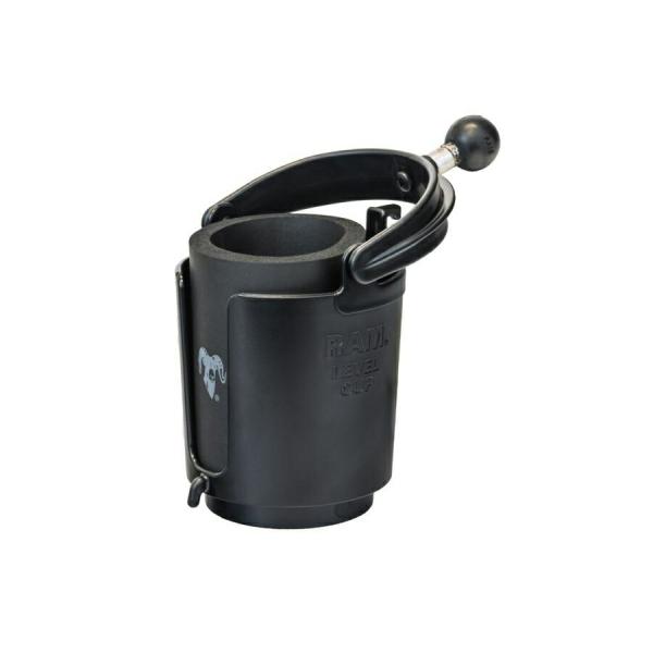 ラムマウント RAM-B-132BU 水平維持ドリンクホルダー(S) ブラック 1インチボール 1個...
