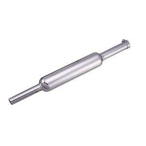 スズキ GN125H GN125-2F キャプトンマフラー シルバー メッキ クローム